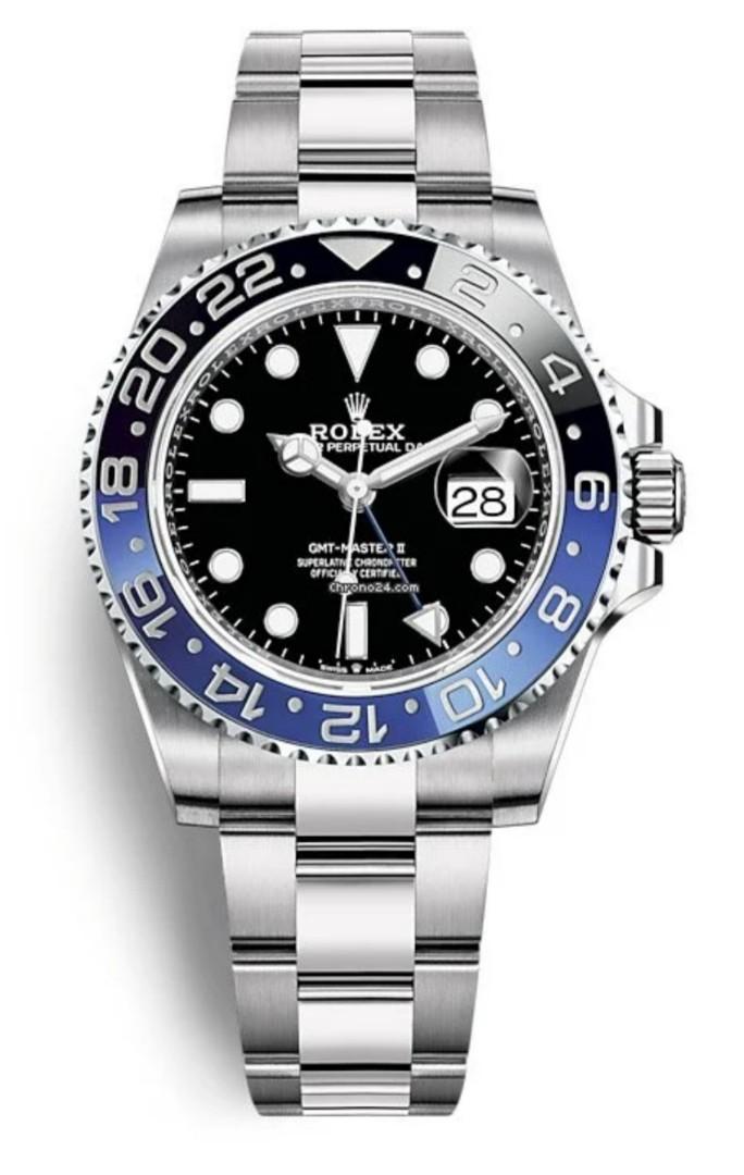 Rolex Batman 126710BLNR GMT II Luxury Watches on Carousell