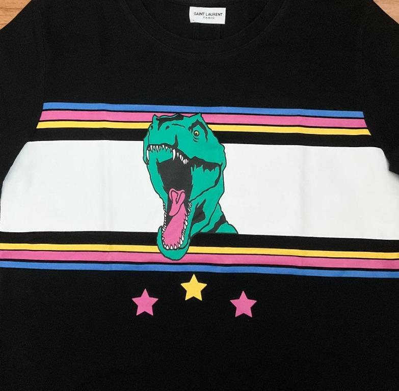 Saint laurent dinosaur tee cheap