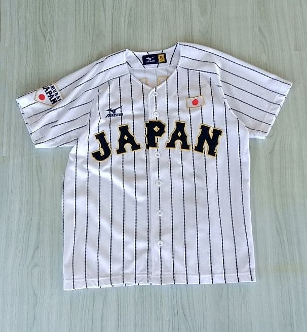 samurai japan x mizuno baseball jersey, Men's Fashion, Tops & Sets