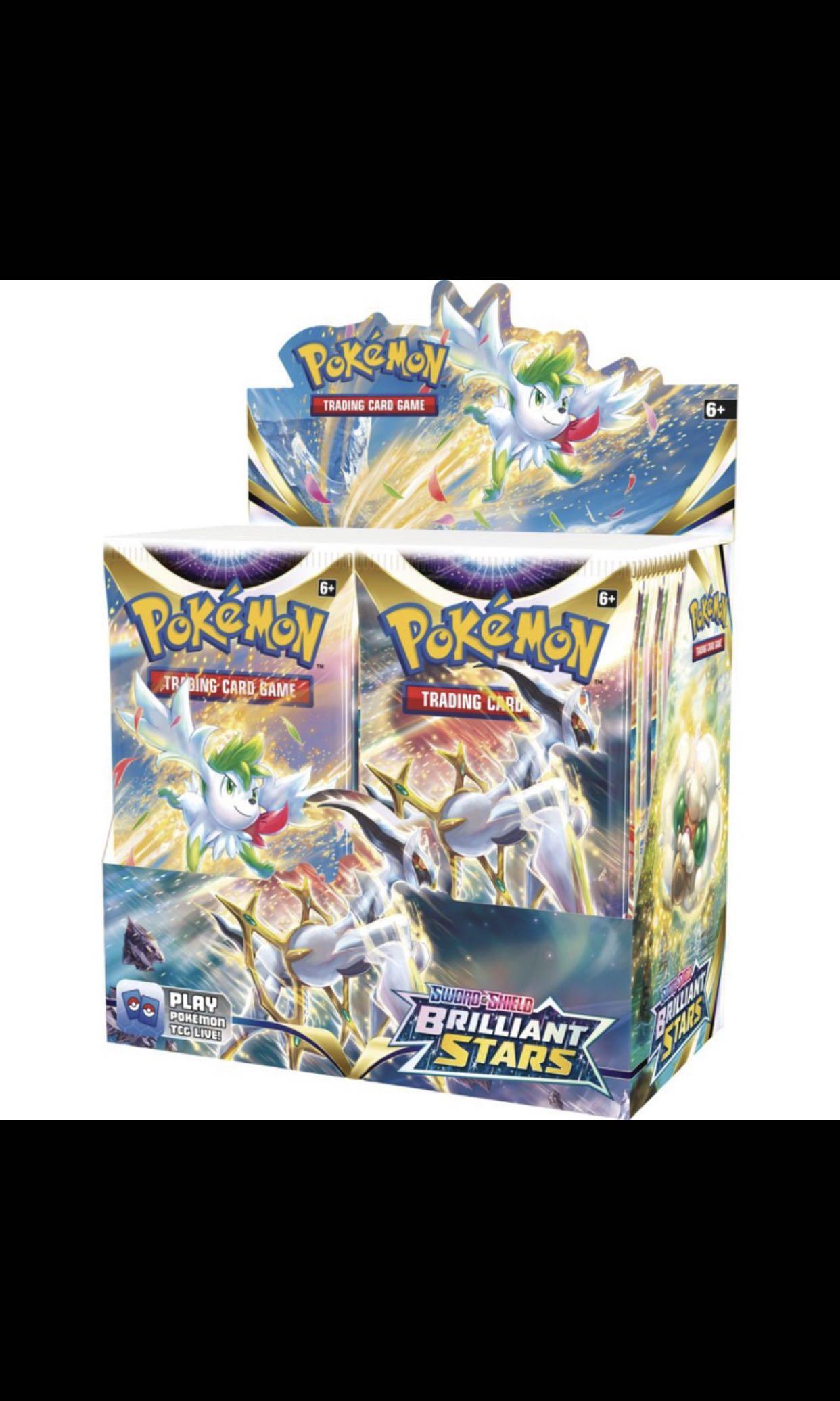 brilliant stars sealed booster box Pokemon Brilliant Stars Sealed Booster Pack x36 (Trading Cards) main image 0