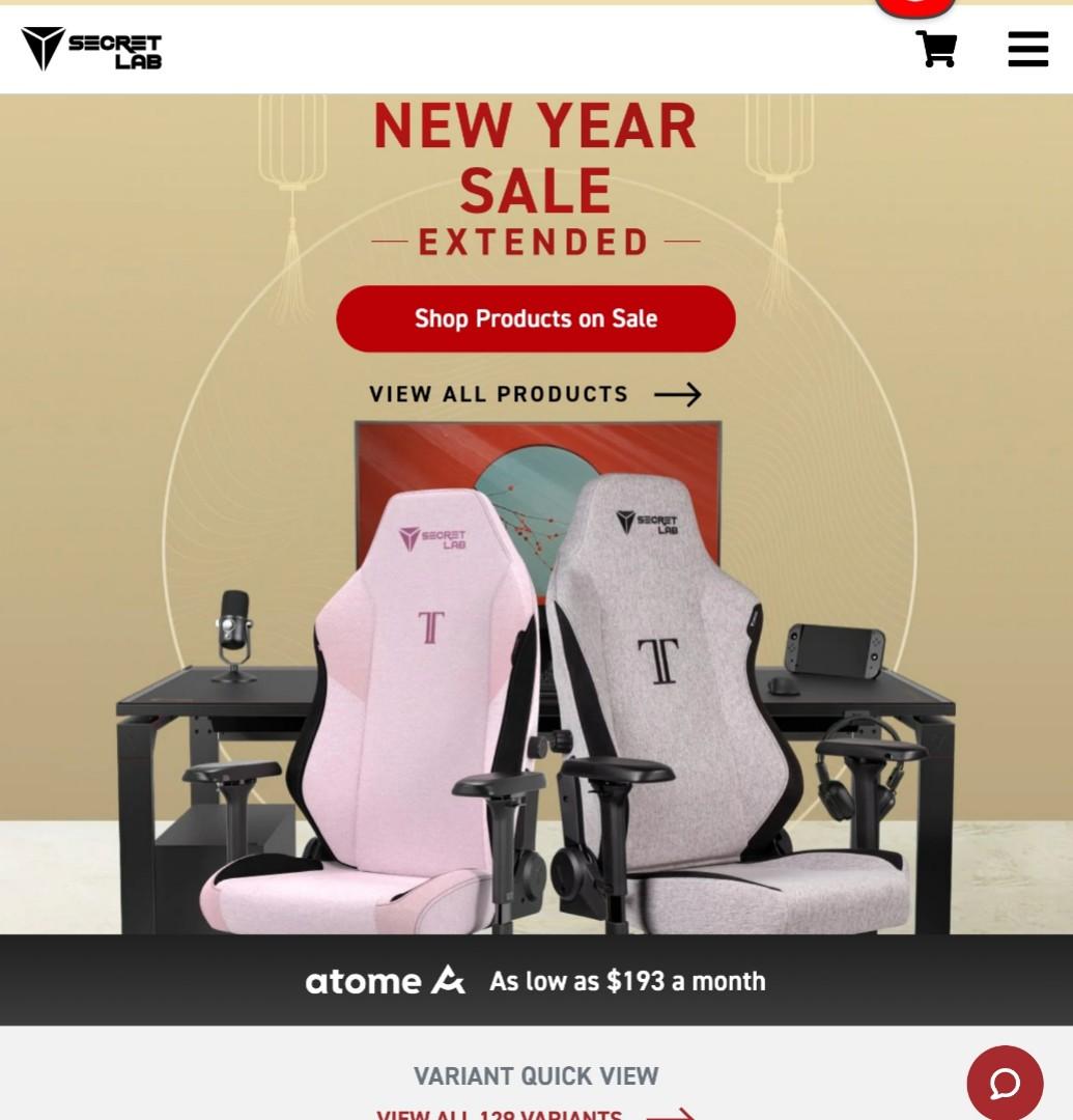 Secret Lab Voucher 600, Furniture & Home Living, Furniture, Chairs on