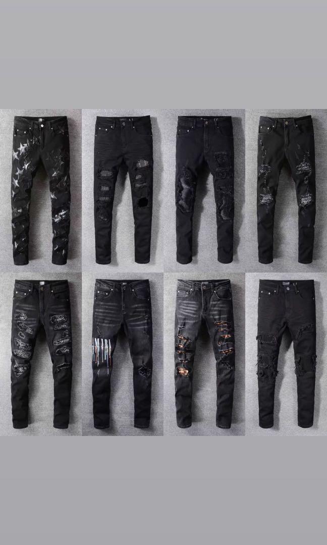 Slp amiri style jeans size 28-36, 男裝 