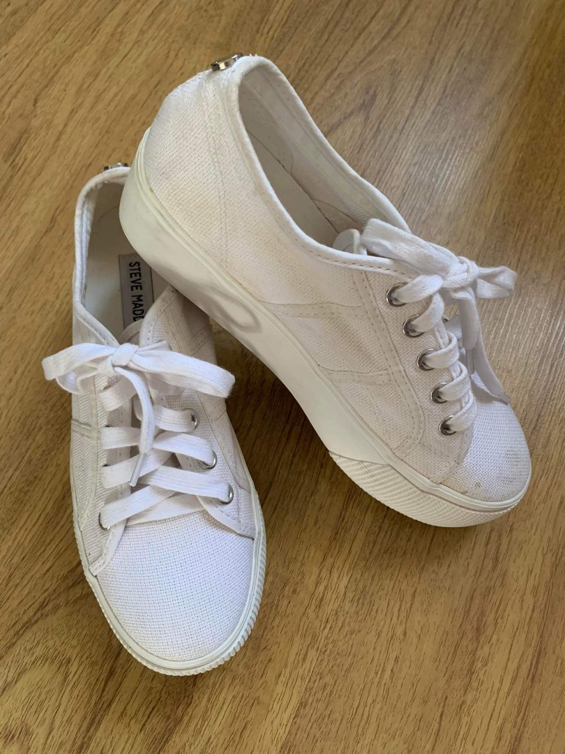 Steve madden sale white shoes