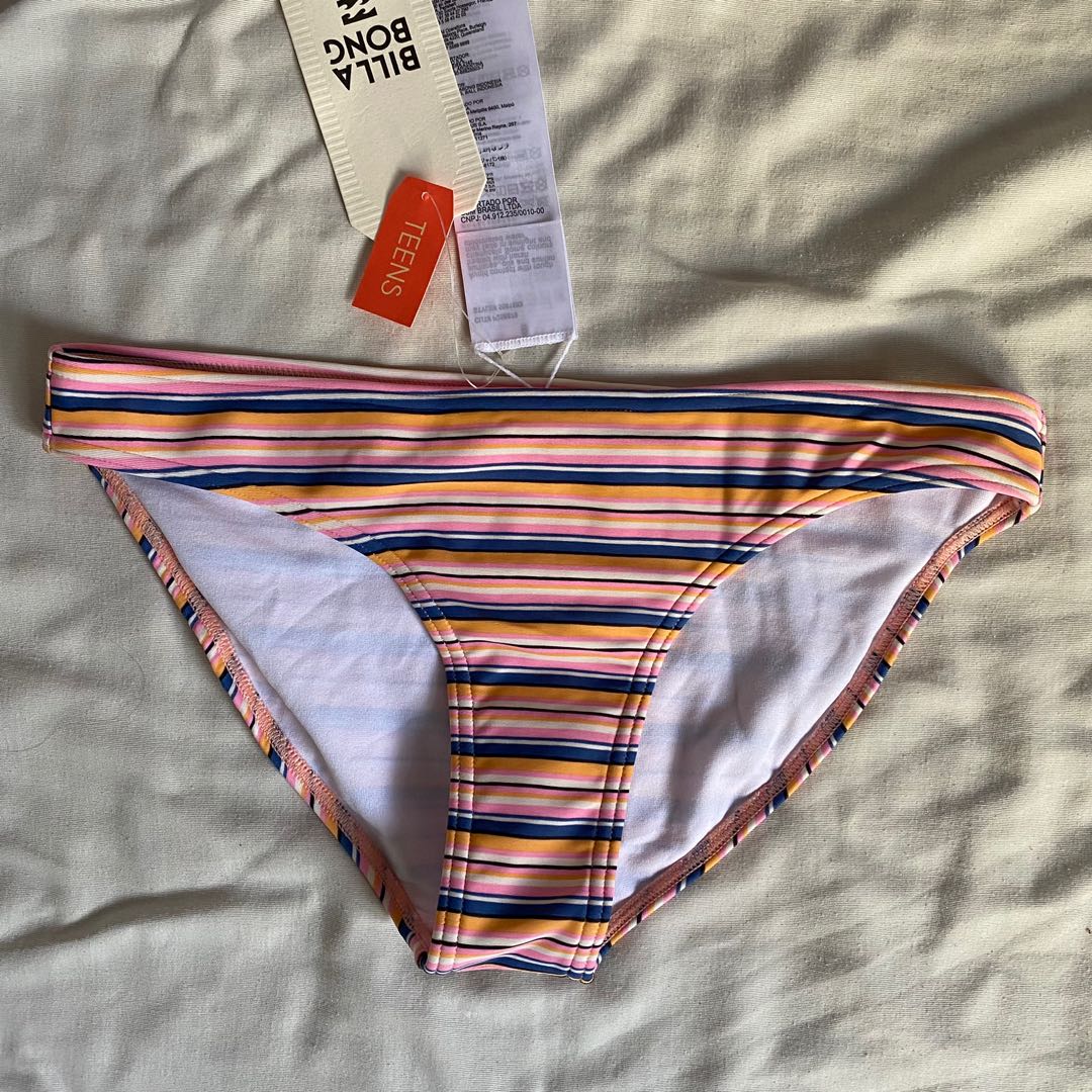 Stripes bikini (bottoms only), Women's Fashion, Swimwear, Bikinis & Swimsuits on Carousell