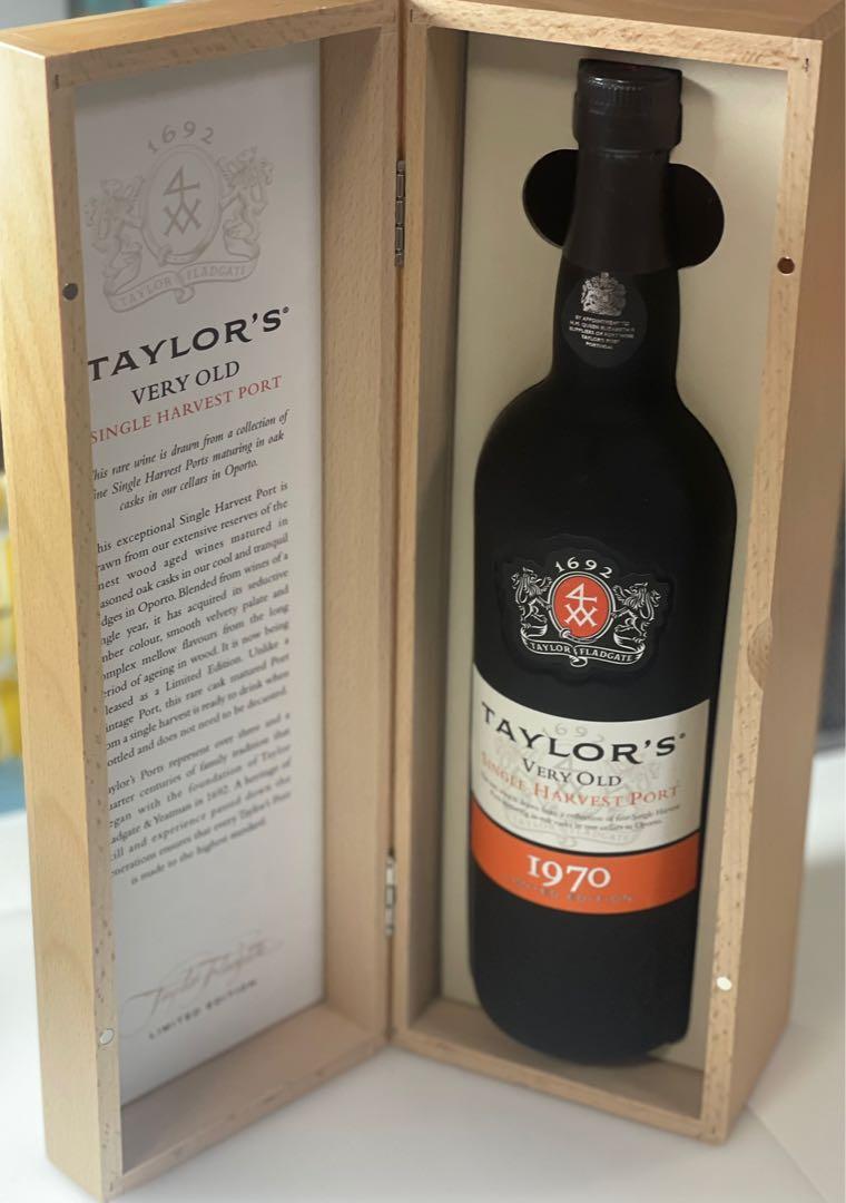 Limited Edition Taylor’s Port - very old single harvest port 1970, 家庭電器 ...