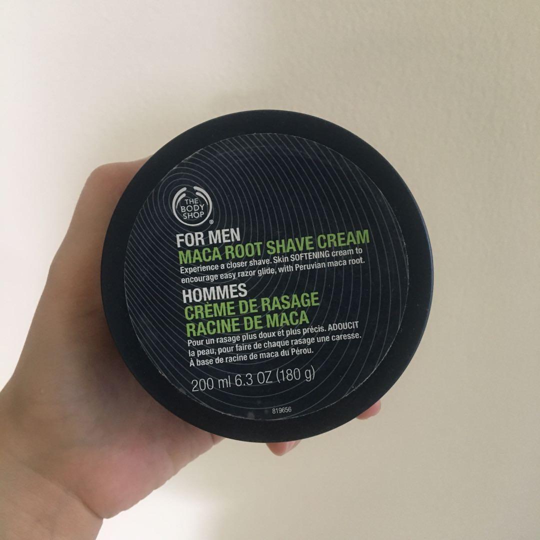 The Body Shop Shaving Cream, Kesehatan & Kecantikan, Perawatan Pria di Carousell