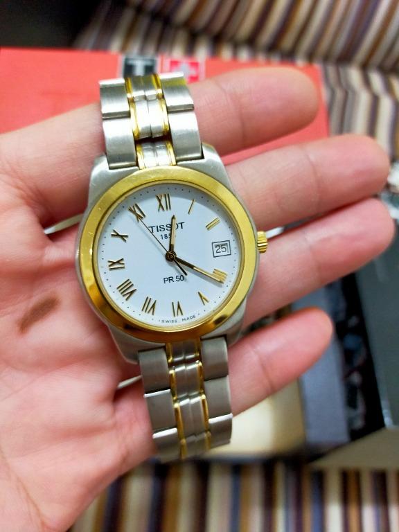Tissot pr 50 best sale gold