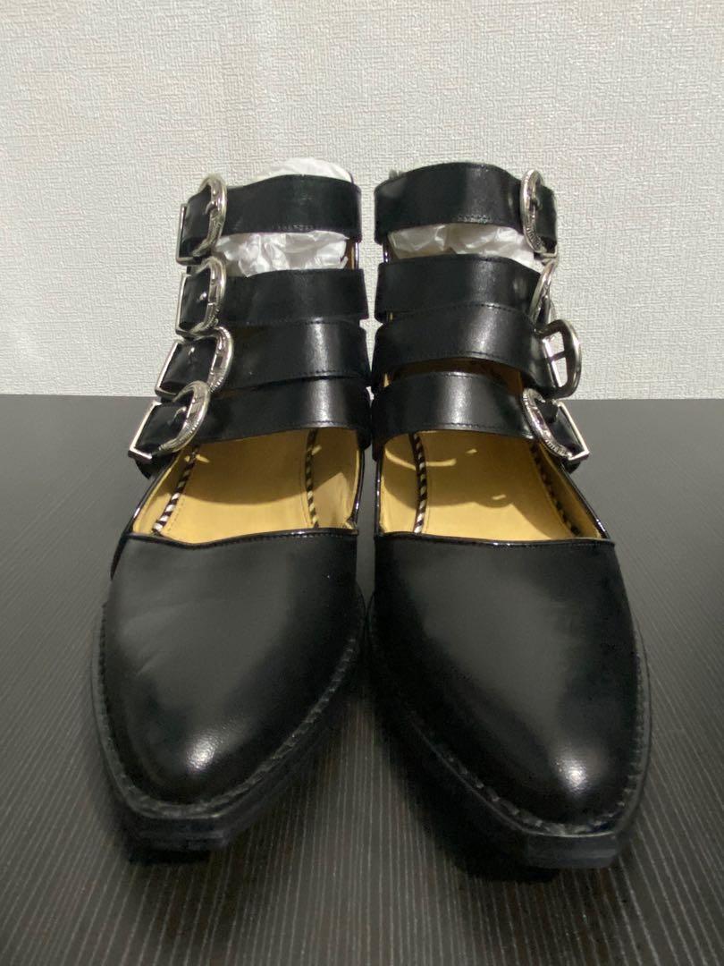 Toga Pulla leather boots 全新黑色真皮皮鞋size 40, 女裝, 鞋, 靴