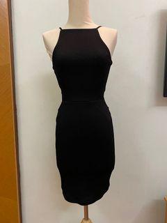 Topshop Black CutOut Dress