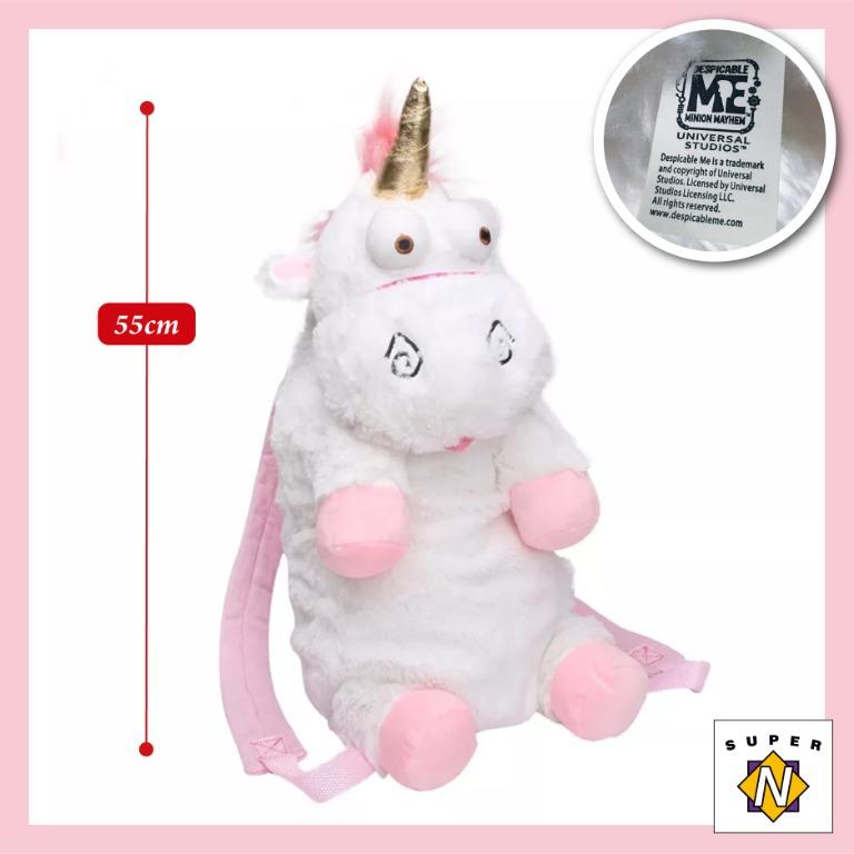 Universal Studios Despicable Me Super Big Unicorn Plush Fluffy Backpack 55cm