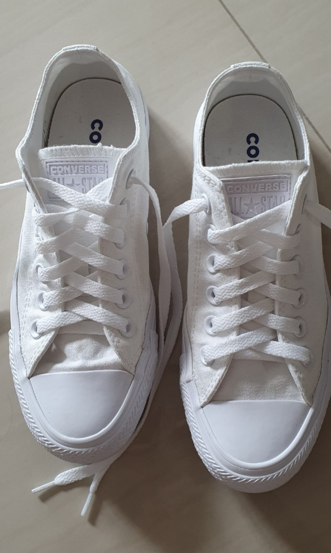 White converse hotsell runners