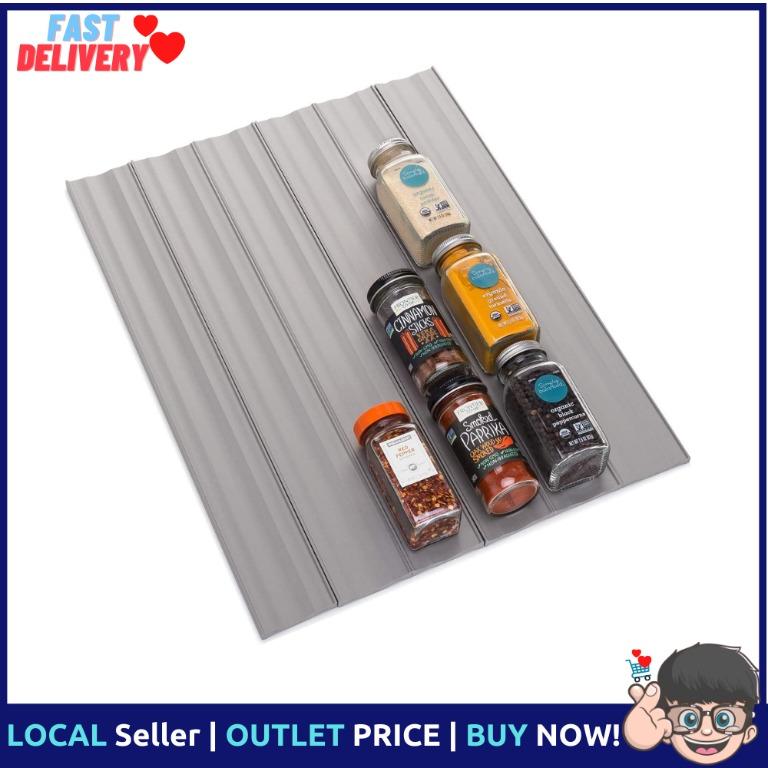 YouCopia 50201 SpiceLiner Spice Drawer Liner 10ft Roll Gray Furniture Home Living Furniture Shelves Cabinets Racks on Carousell