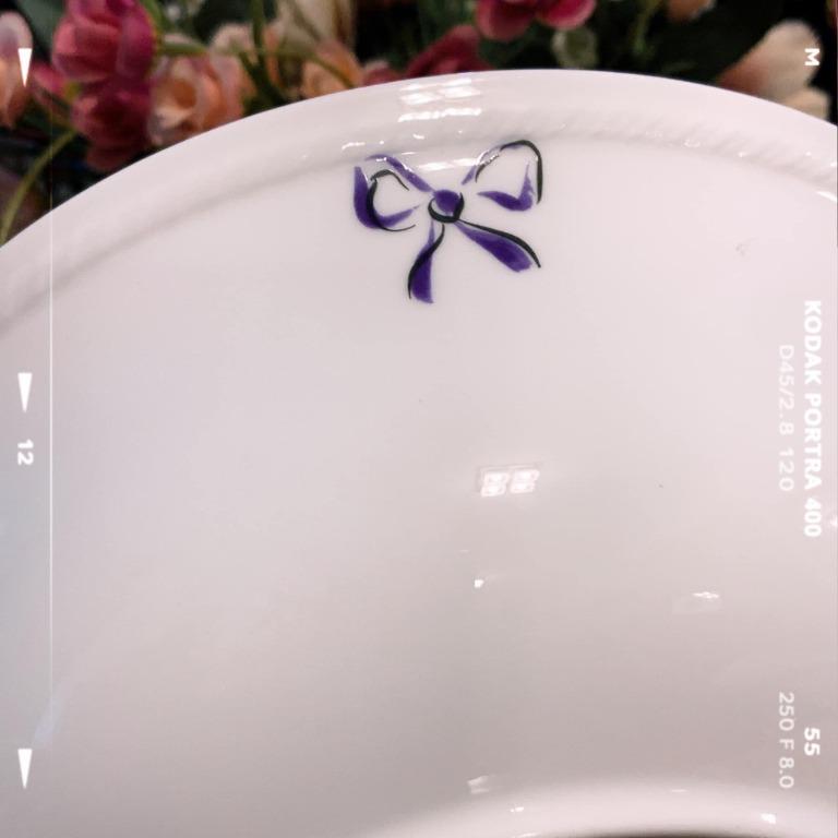 YSL Yves Saint Laurent Thick Porcelain Bowl, Furniture & Home Living