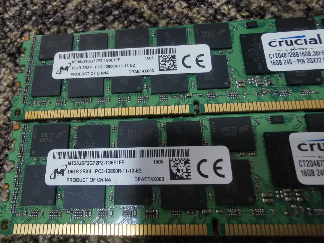 16GB DDR3 ECC Registered, Computers & Tech, Desktops on Carousell