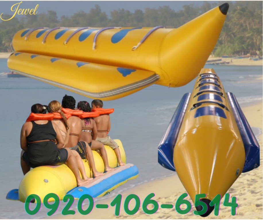 5 SEATER INFLATABLE BANANA BOAT WATER SPORTS, Sports Equipment, Sports
