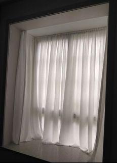 (客人回圖)魔術貼窗紗窗簾 🌈透光唔透人
