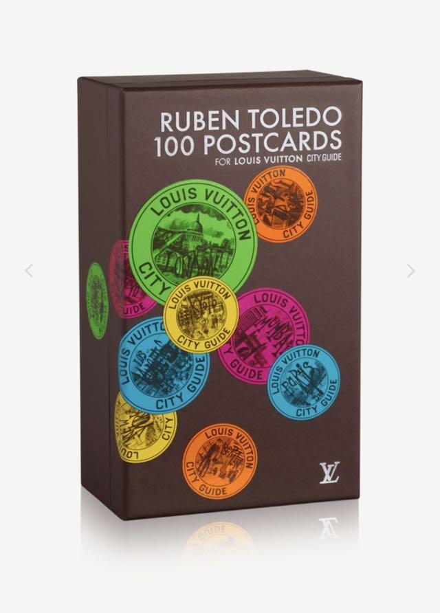 Louis Vuitton Postcards Rare Limited Edition Ruben Toledo 100 City Guide In  Box