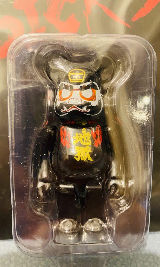 全新Bearbrick Be@rbrick 達摩達磨地獄100% sick sicks, 興趣及遊戲 