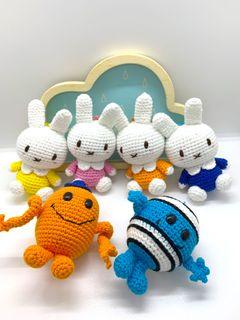 ❤️ Crochet Amigurumi Cute Bag Charm Plushie