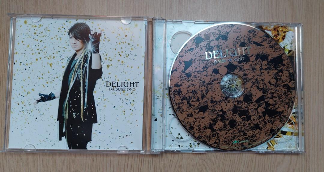 小野大輔DELIGHT 專輯CD+DVD (日本聲優日本歌手Daisuke Ono Ono-D OnoD