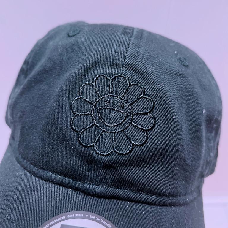 村上隆x new era 9TWENTY Cloth Strap TAKASHI MURAKAMI FLOWER BLACK