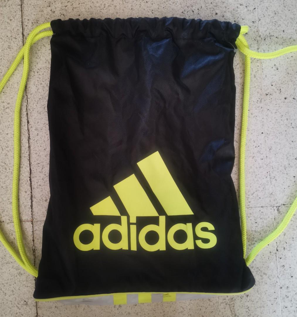 Adidas drawstring bag online yellow