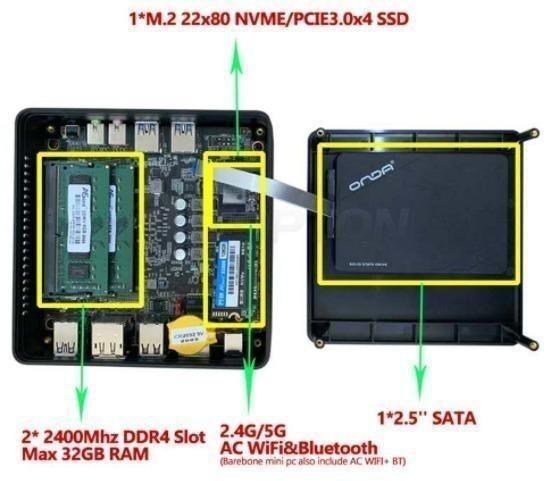 AMD NUC Ryzen 3 2200U, Computers & Tech, Desktops on Carousell