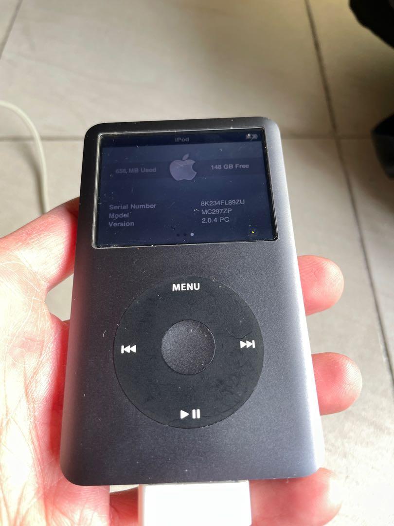 未使用iPod classic 160GB シルバー - ポータブルプレーヤー
