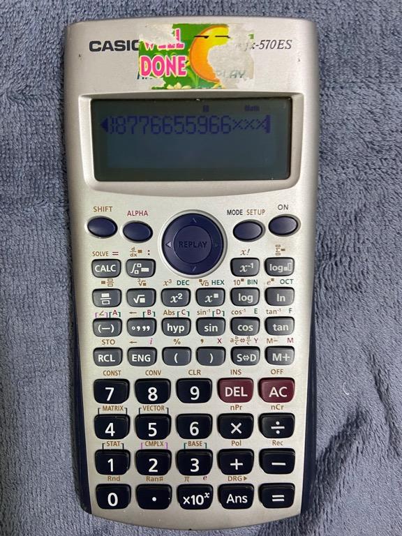 Battery calculator casio 570es plus shop