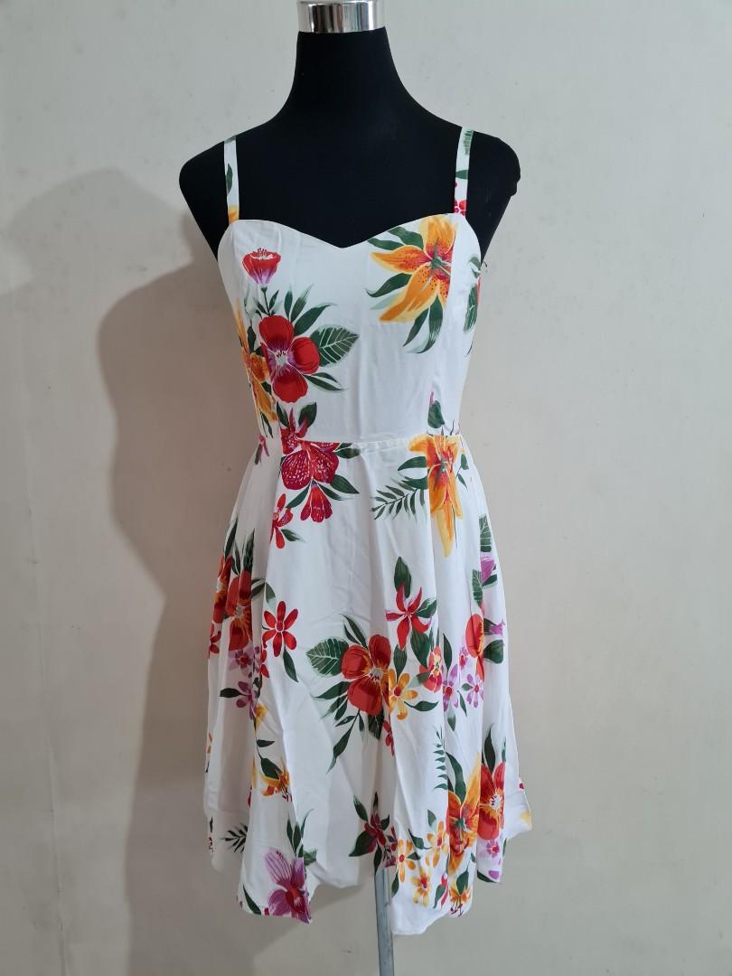 fit & flare stretch midi dress Fit & Flare Midi Dress