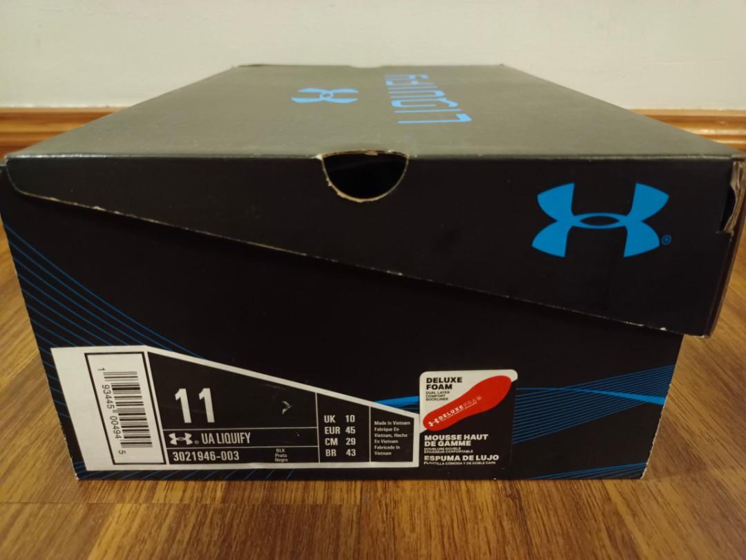 Authentic Under Armour Men Liquify Running Shoes, Men's Fashion