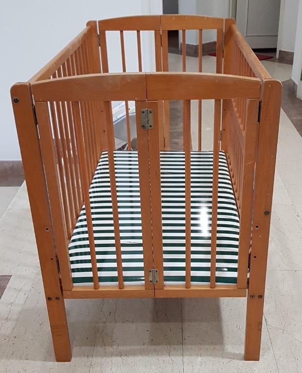 Crib with opening door sales