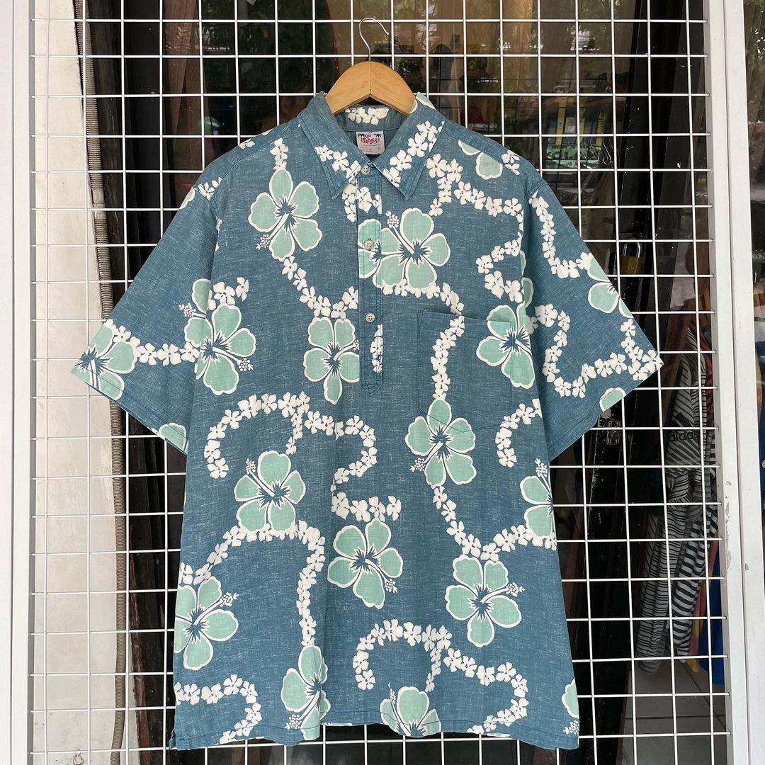 barefoot hawaiian pullover shirt 