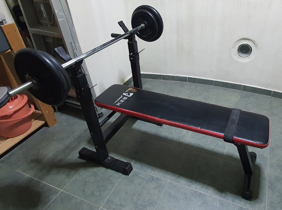 Gym bench set for sale store