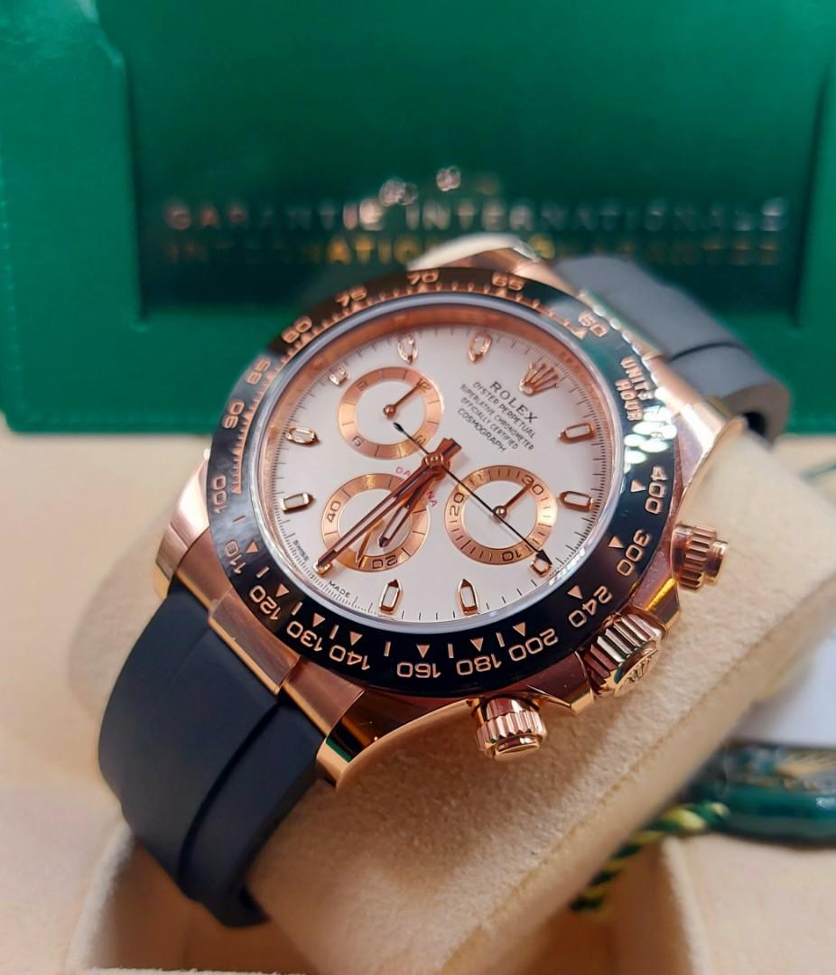 Rose gold daytona ivory dial new arrivals