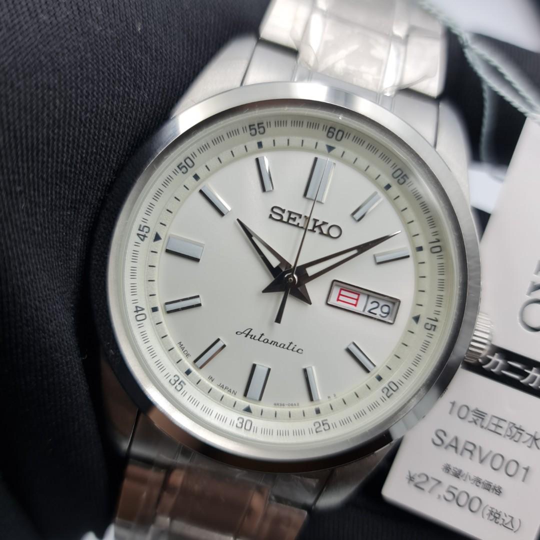 Brand New Seiko Automatic Kanji Day JDM Exclusive SARV001, Men's Fashion, Watches & Accessories
