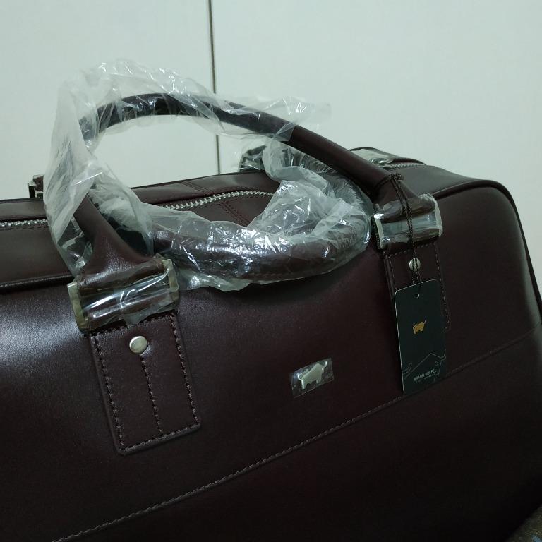 Braun Buffel Leather Duffel Bag Limited Edition Authentic Brand New