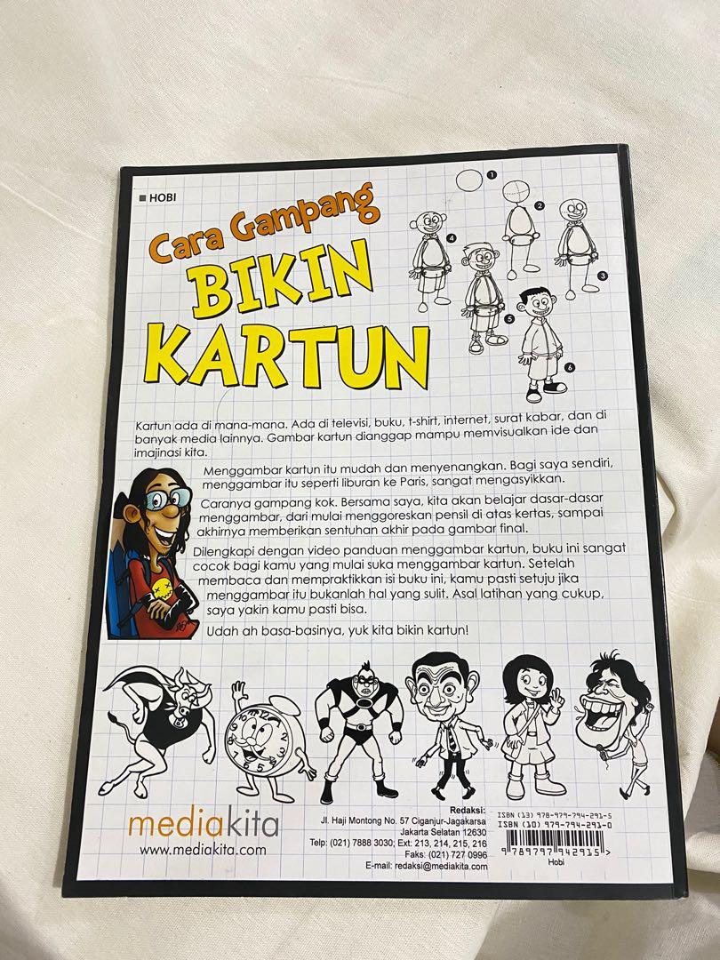 buku menggambar kartun, Buku & Alat Tulis, Komik dan Manga di Carousell