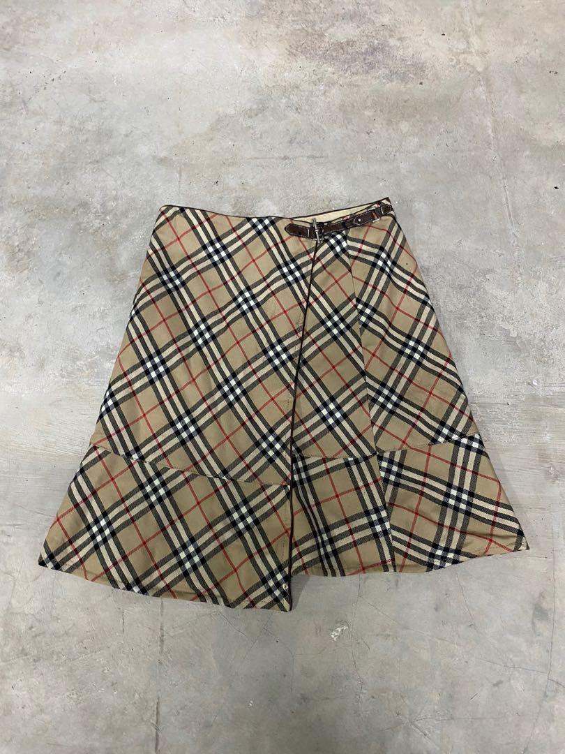 Burberry nova clearance check skirt