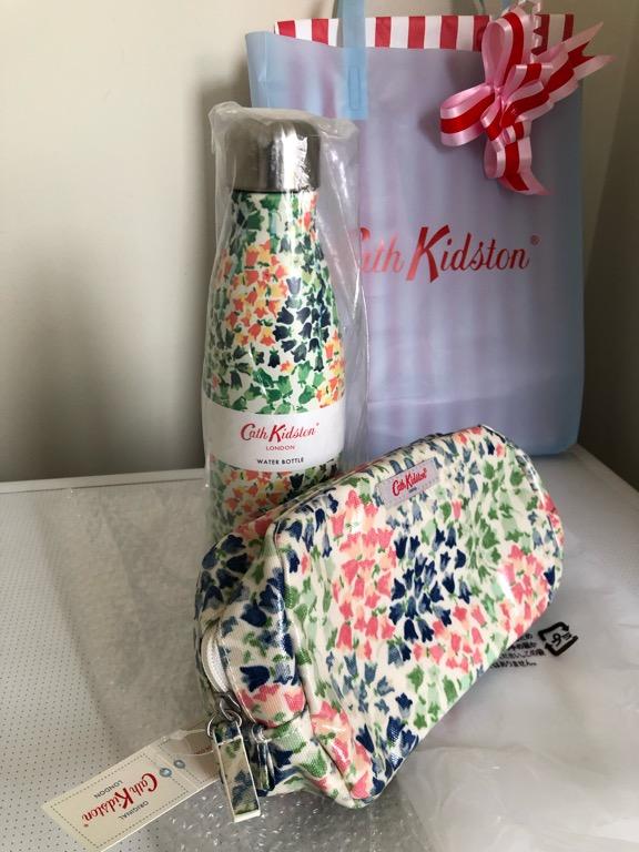 Cath Kidston gift set water tumbler travel pouch Food Drinks Gift Baskets Hampers on Carousell