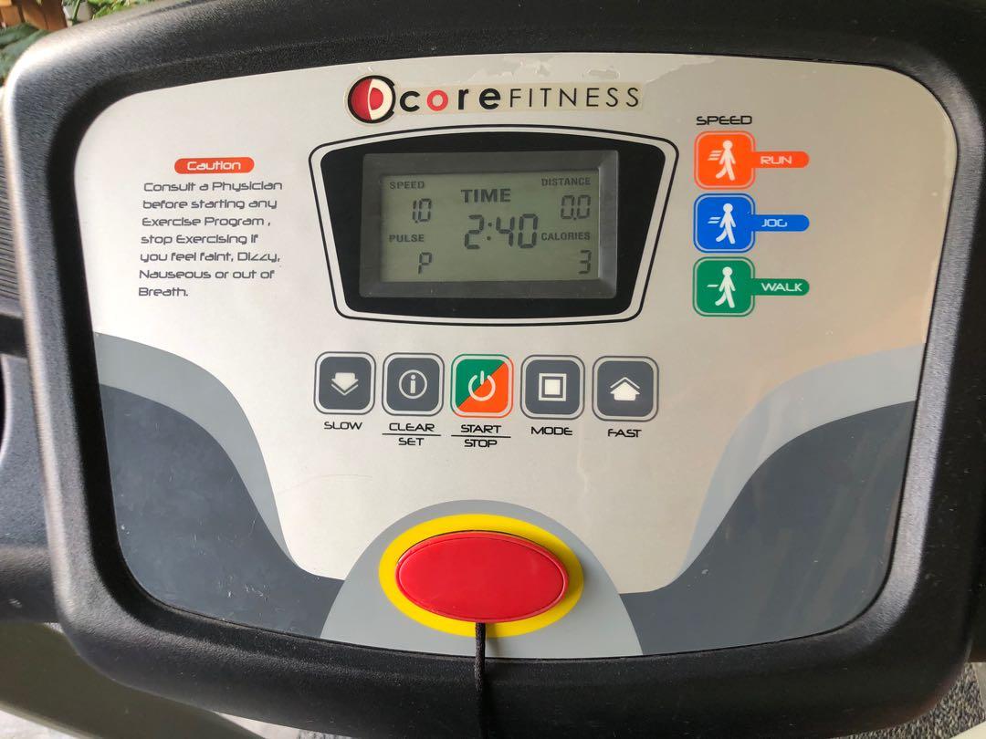 Core fitness on sale treadmill