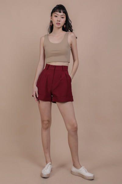 Dan Basic Top (Sand) (Category: Sleeveless) located in Singapore. Submitted by littlemisssunshine. (Listing ID 1145789504, Image 1). Description: Washed but not worn before .