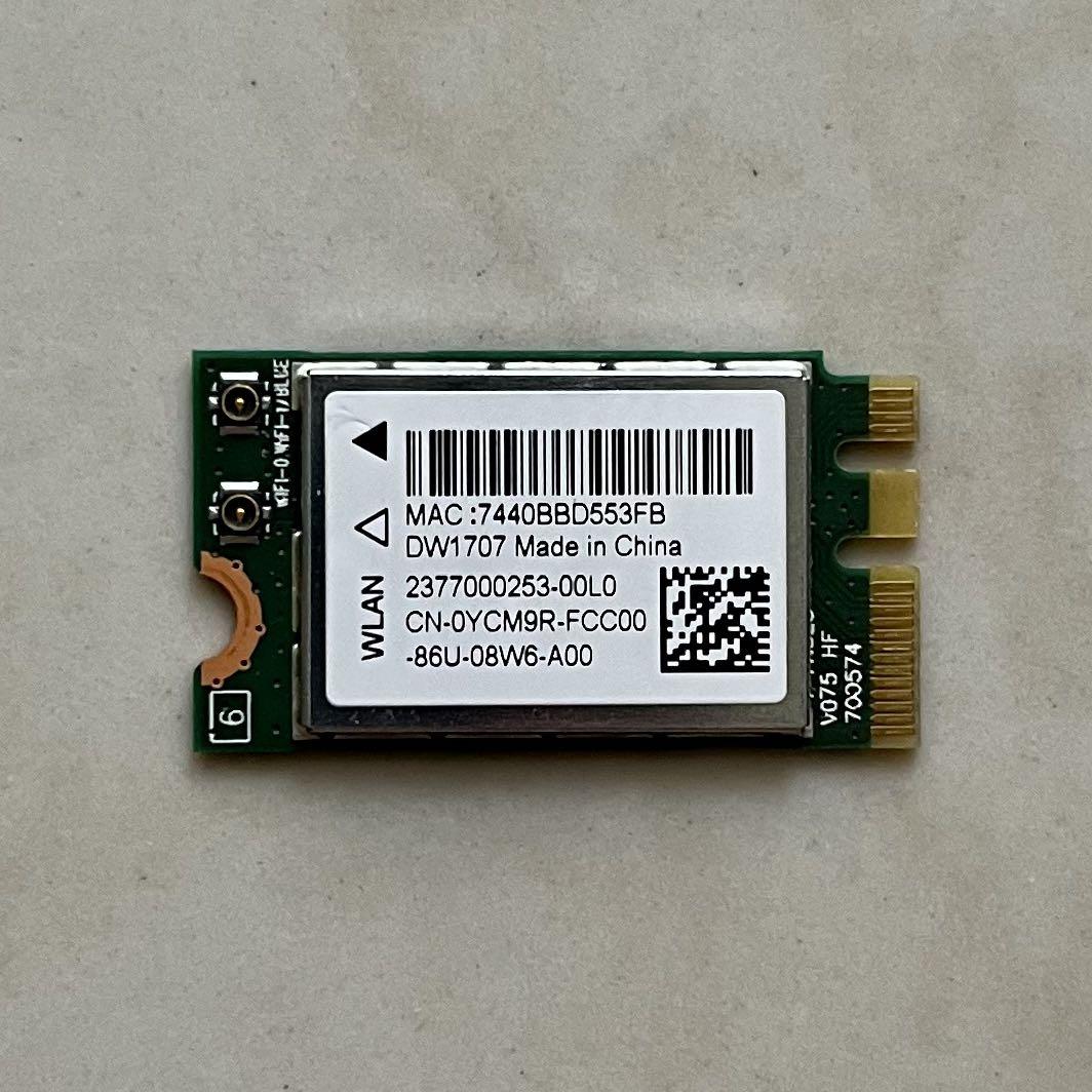 Dell DW1707 300M Wireless Bluetooth V4.0 M.2 NGFF WiFi Card (Qualcomm ...