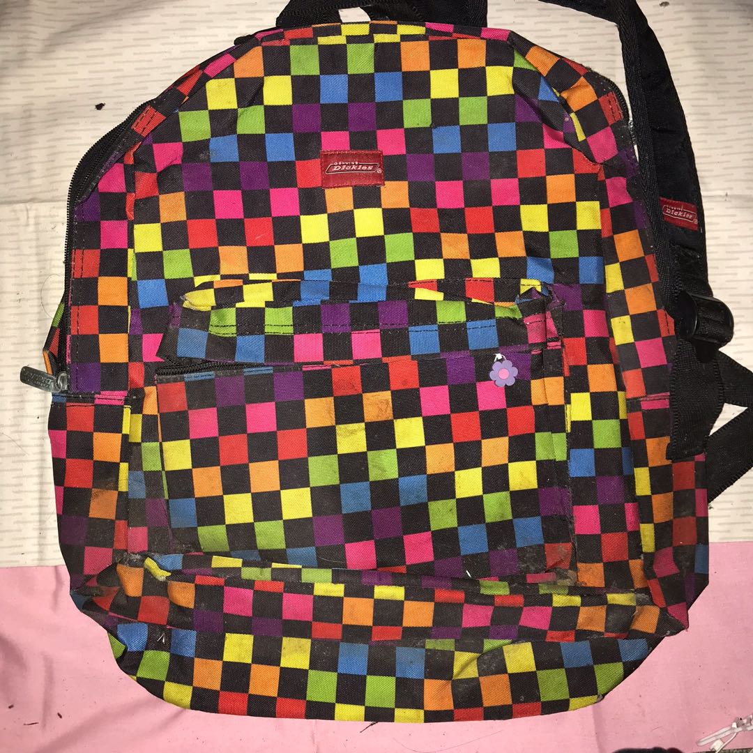 Rainbow best sale checkered backpack