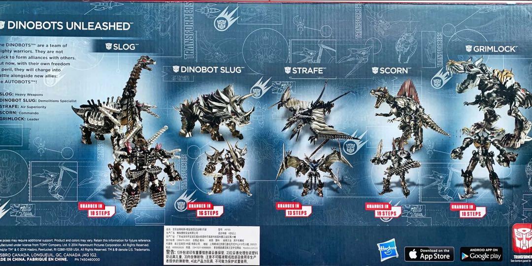 Dinobots Unleashed 5Pack (Platinum Edition), Hobbies & Toys