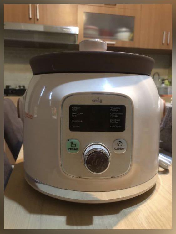 Emily Slow Cooker Claypot 2L / Baby & Family Food Maker, Kitchen