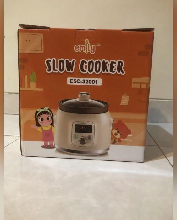 Emily Slow Cooker Claypot 2L / Baby & Family Food Maker, Kitchen