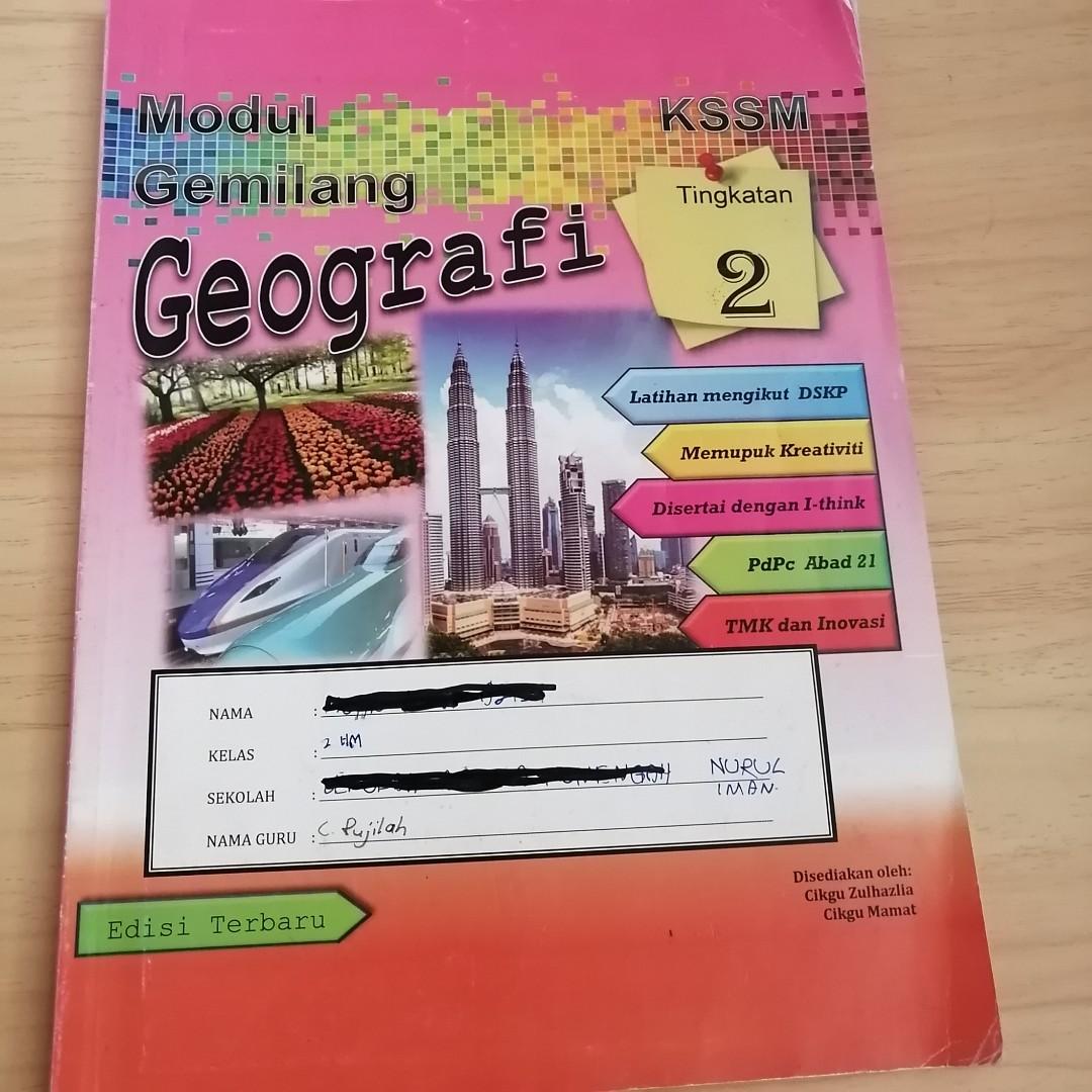 Exercise Practice Book Kssm Geografi Tingkatan 2 Hobbies Toys Books Magazines Textbooks On Carousell