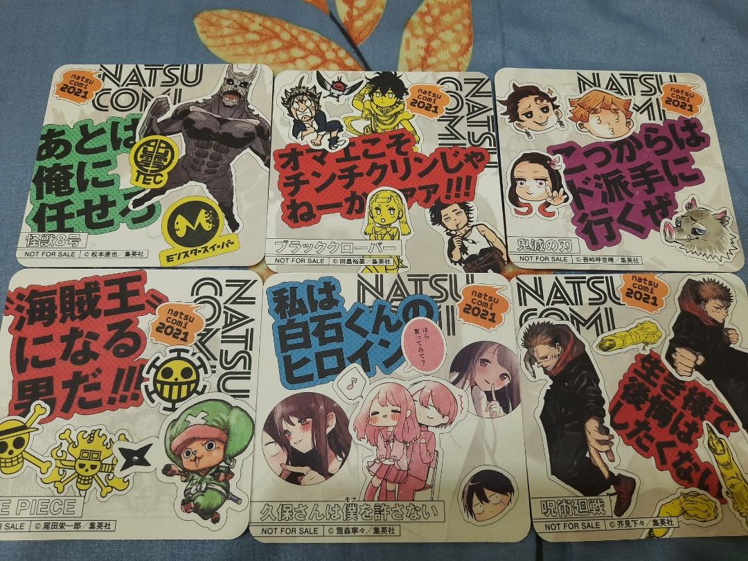 Free) Manga Coasters, Hobbies & Toys, Books & Magazines, Comics & Manga on  Carousell