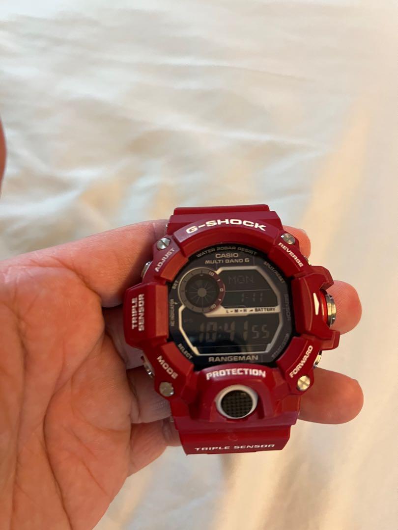 G shock GW 9400RD 4 Red Series Rangeman 2014 ltd edition Men s Fashion Watches Accessories Watches on Carousell